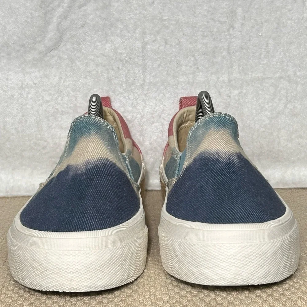 Sperry Womens Crest Twin Gore Tie Dye Casual Canvas SlipOn Sneakers Shoes SZ 8.5